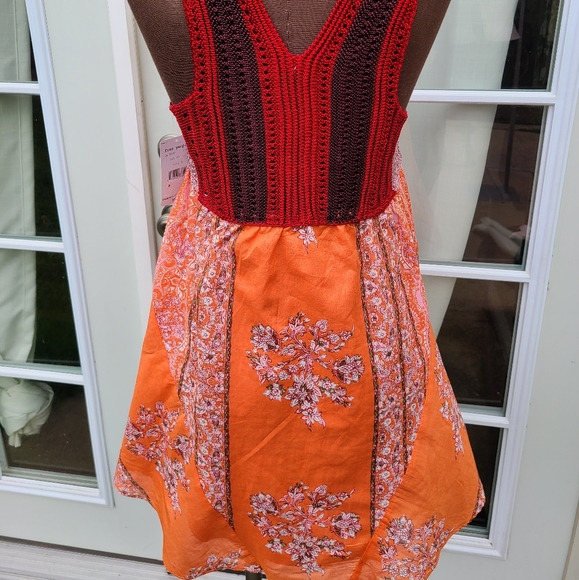 Free People Katie Crochet Bodice Dress - Picture 5 of 7